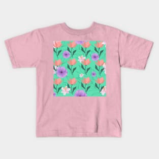 dreamy flower Kids T-Shirt